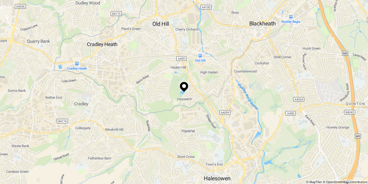 Approximate location of Stock Cottage, Gun Barrell Mews, Cradley Heath B64 7JG