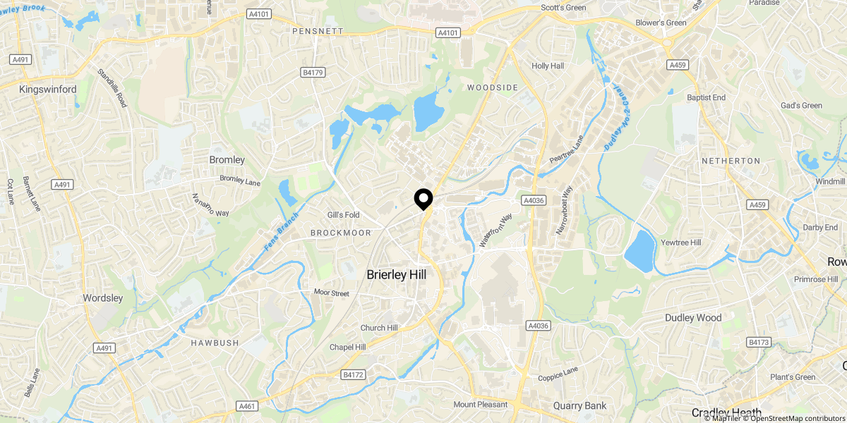 Approximate location of Landmark, Waterfront West, Brierley Hill, DY5 1LZ